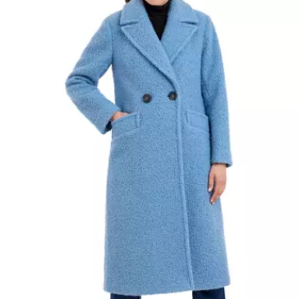 BCBGeneration Women's 2 Button Long Bouclé Coat